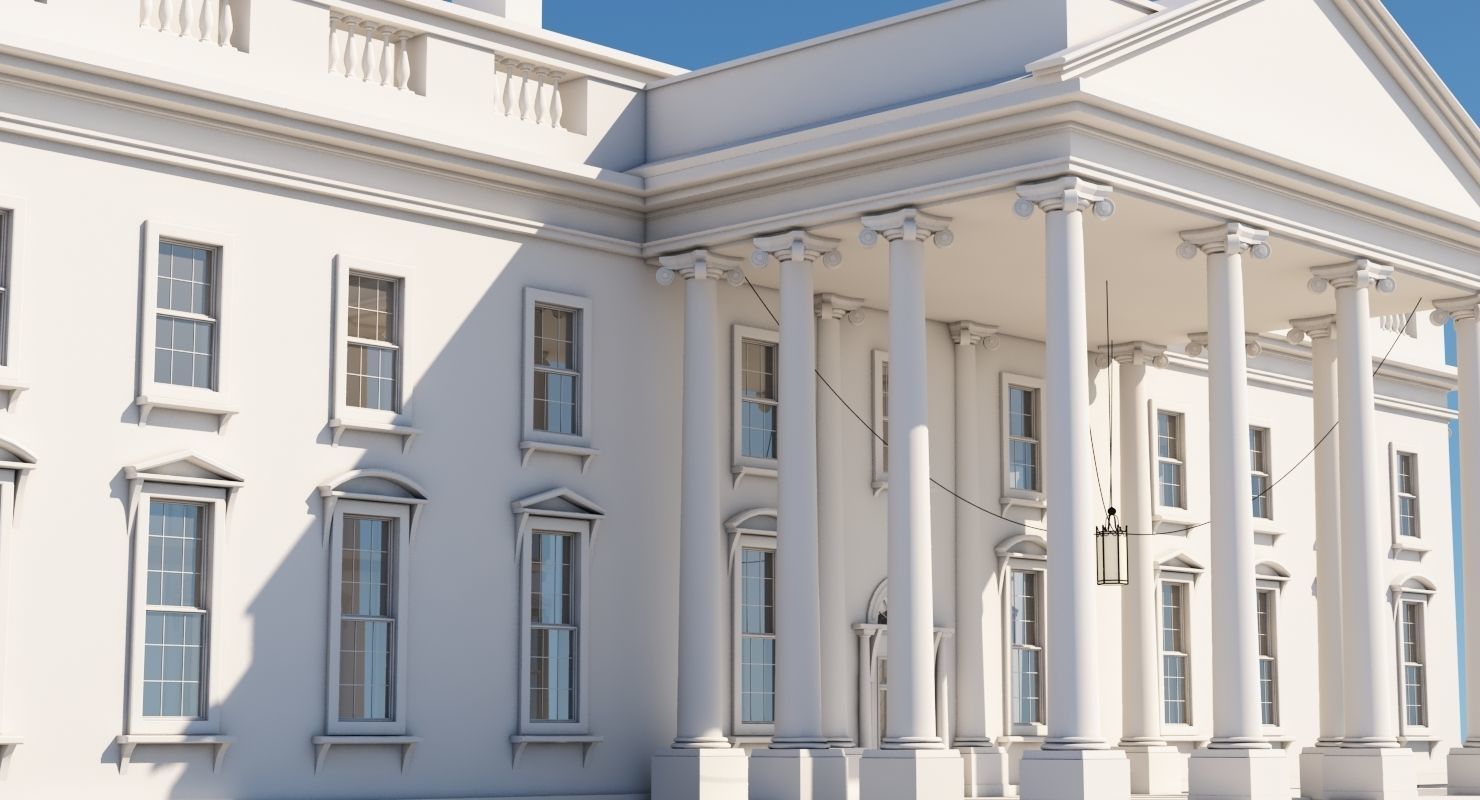 White House 3D model_8