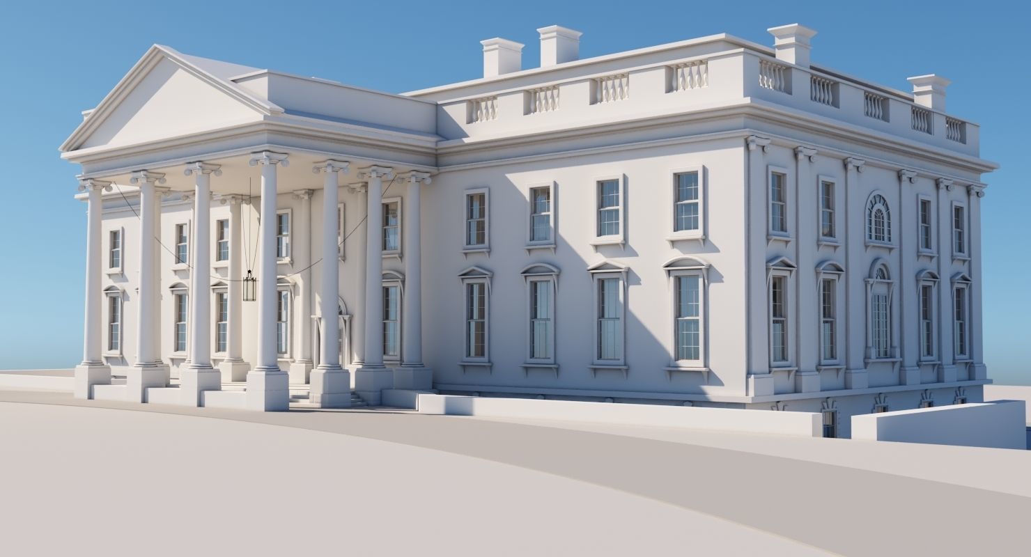 White House 3D model_2