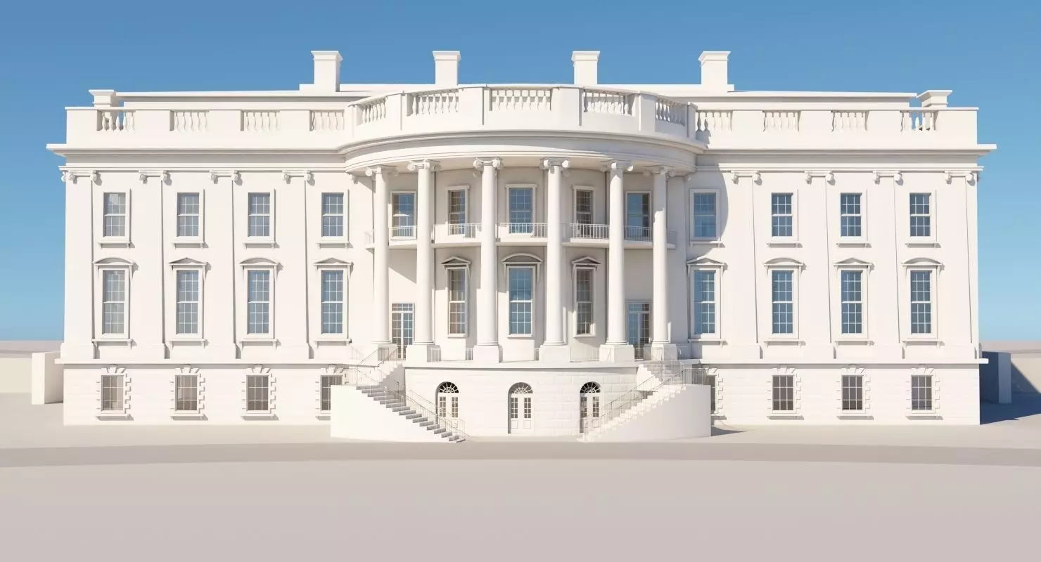 White House 3D model_0
