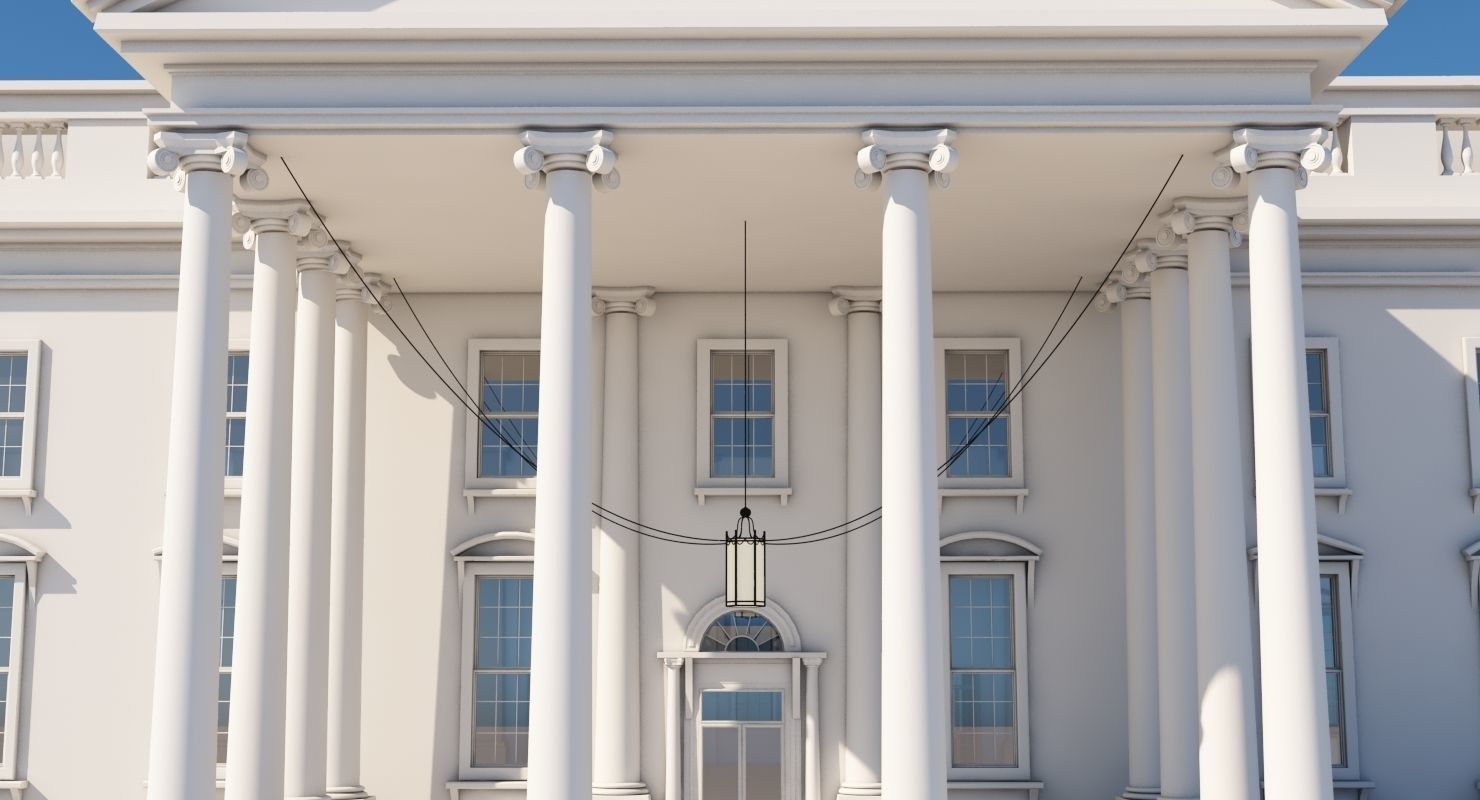White House 3D model_5
