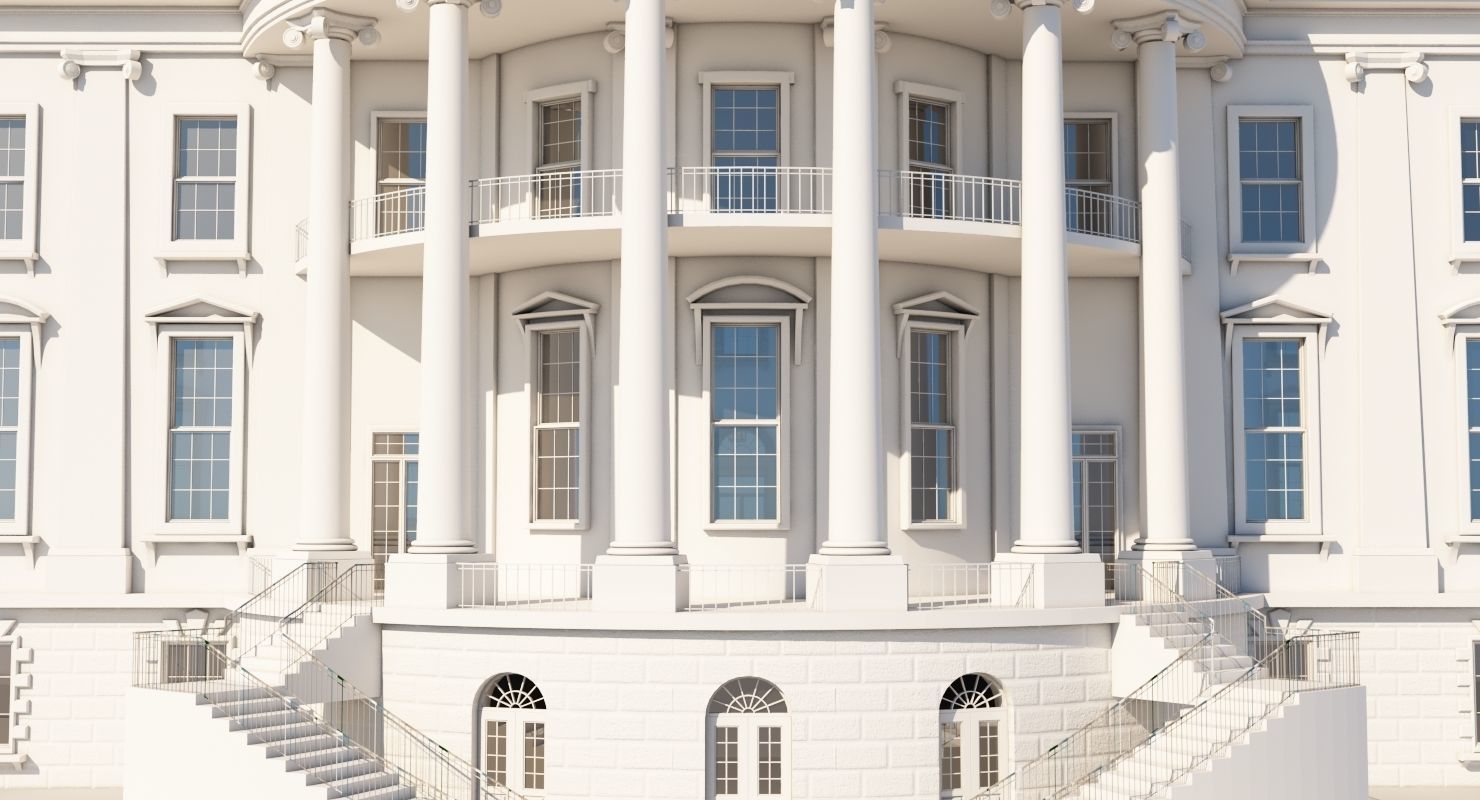 White House 3D model_6