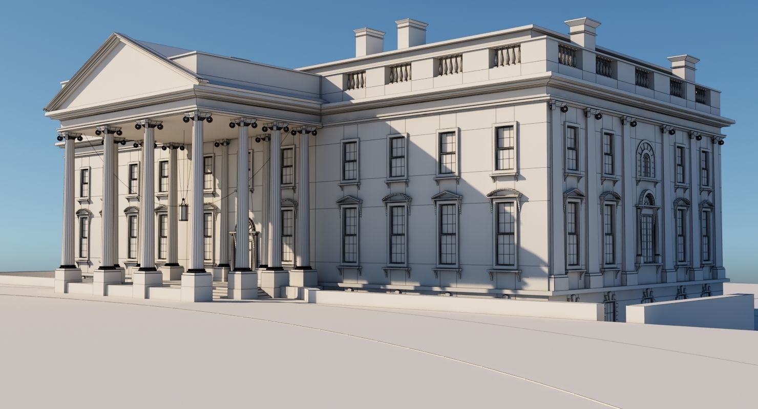 White House 3D model_3