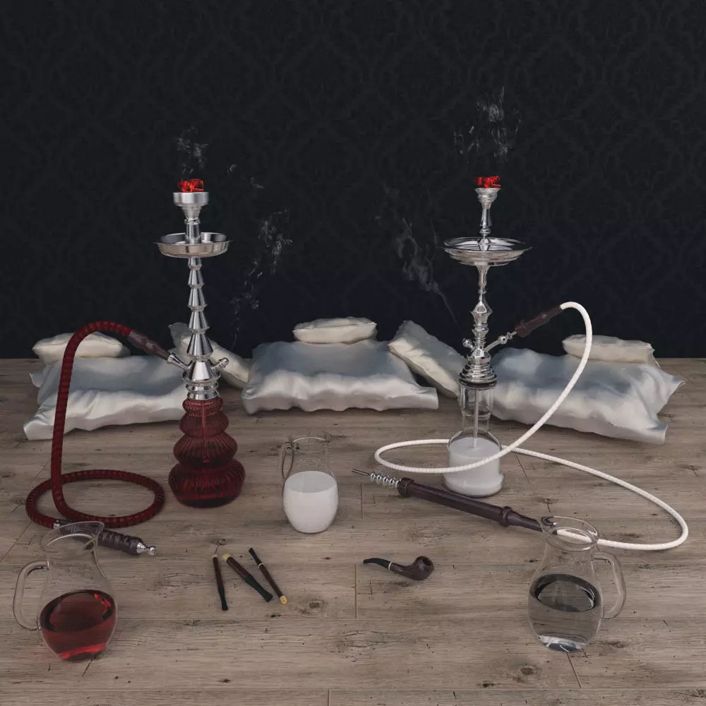 HOOKAH 3D 3D model_0