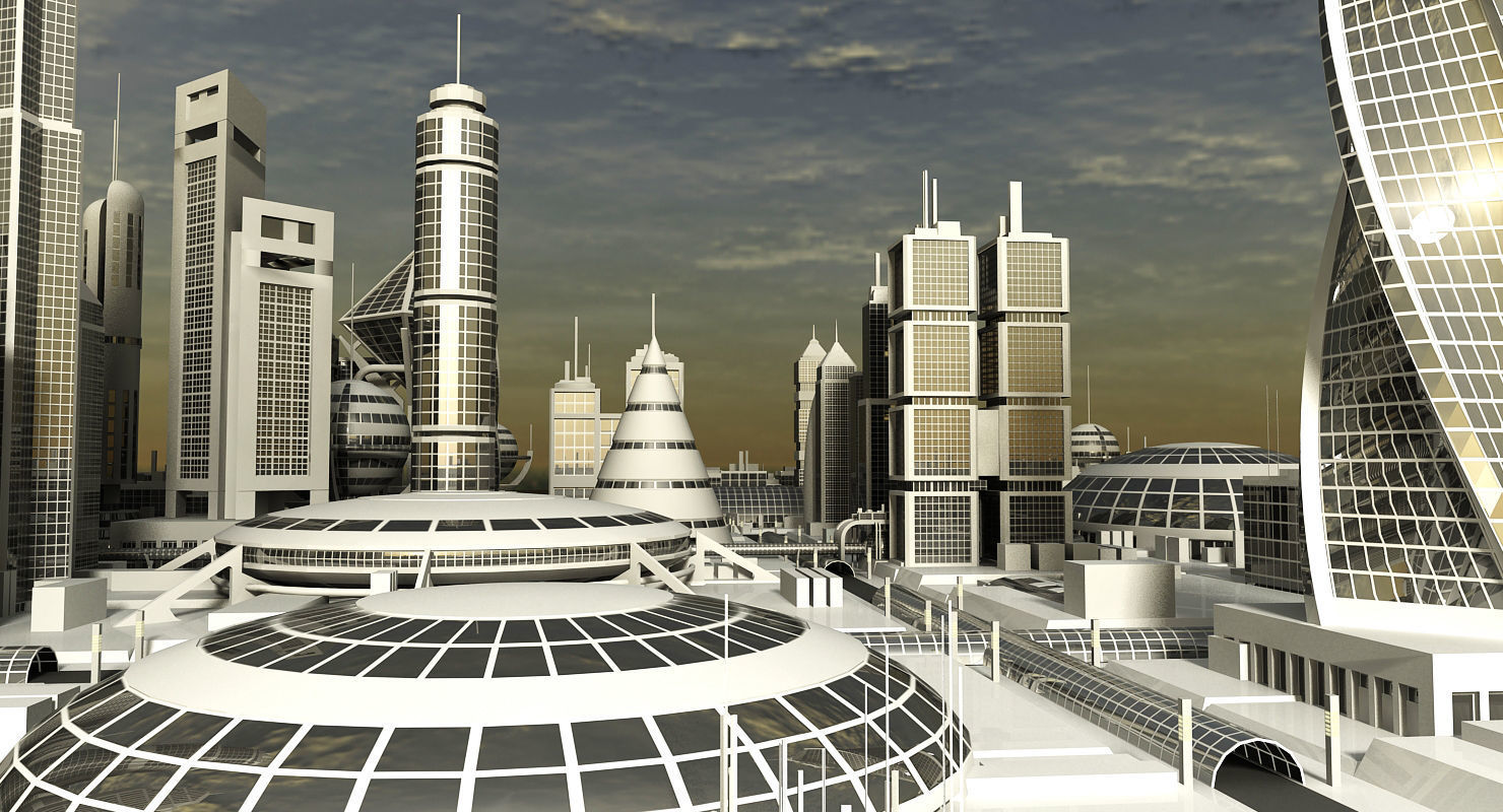 Sci-Fi City 3D model_12