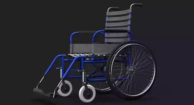Wheelchair 3D Model 3D model