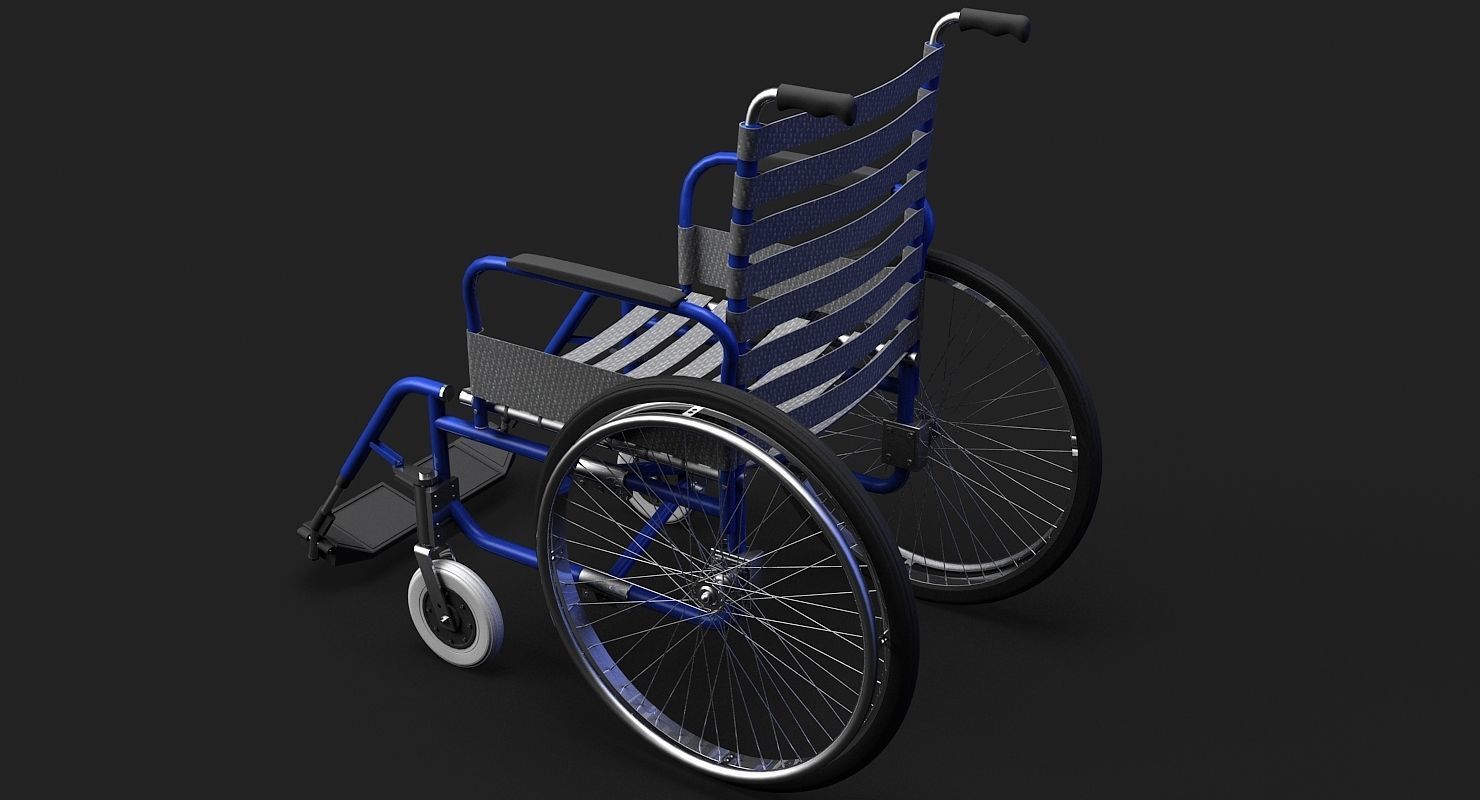 Wheelchair 3D Model 3D model_1