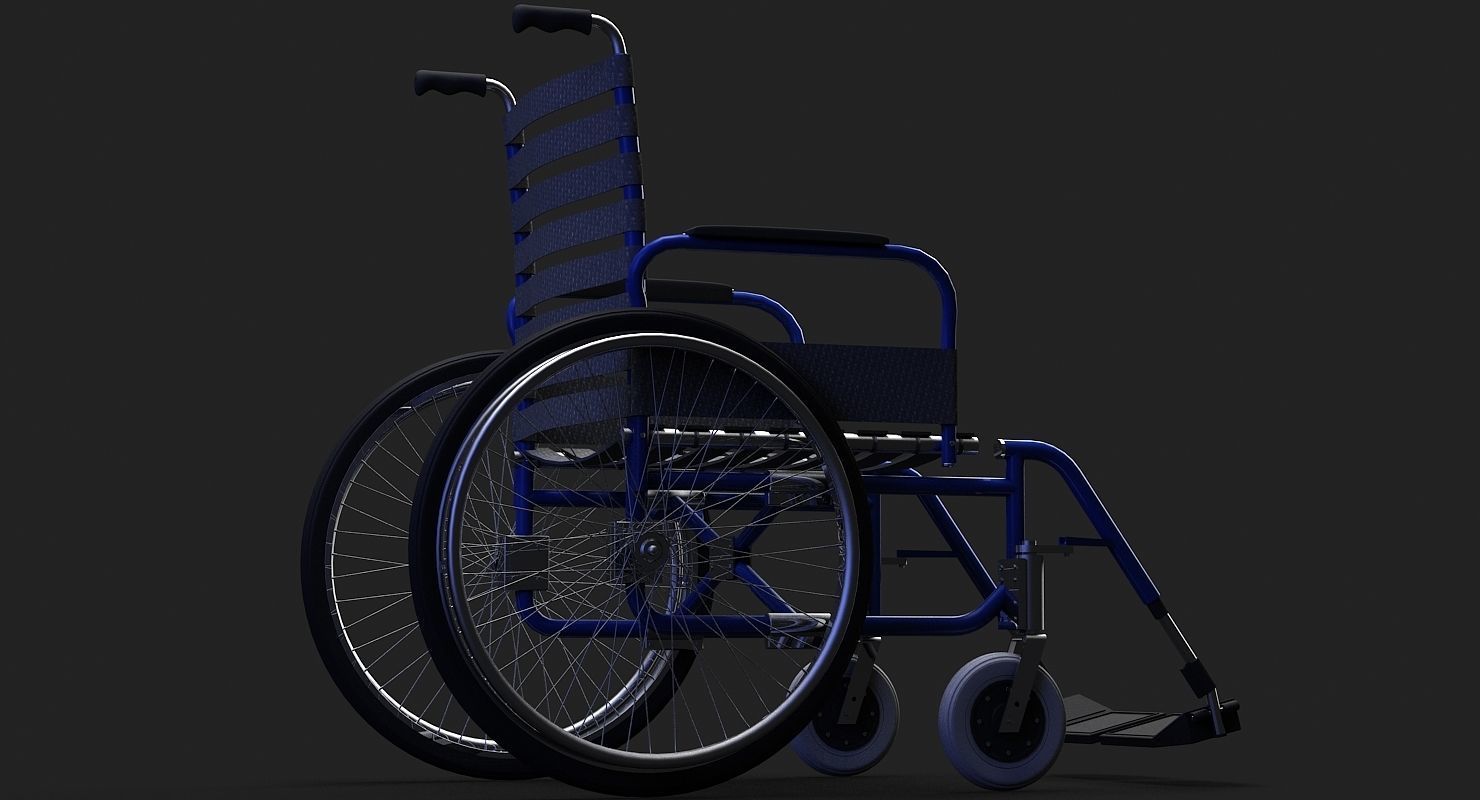 Wheelchair 3D Model 3D model_2