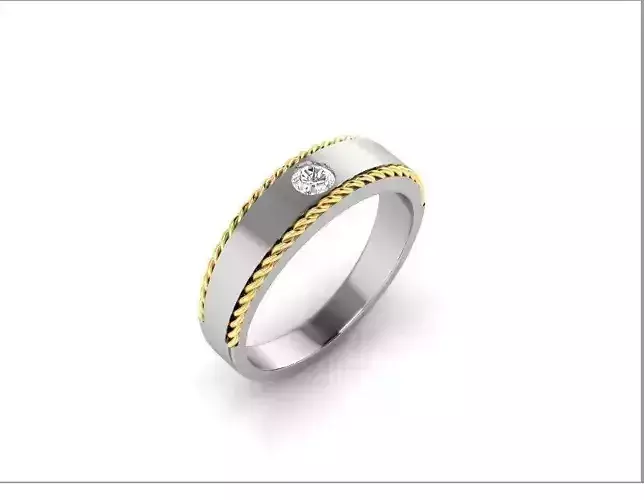 Silver Engagement Ring With Diamonds 73