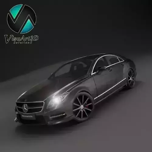 Mercedes Benz CLS Brabus 2012 3D model