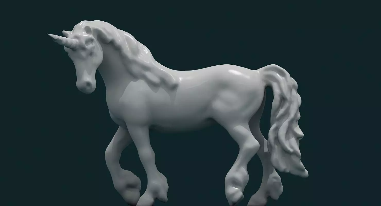 Unicorn 3D model_0
