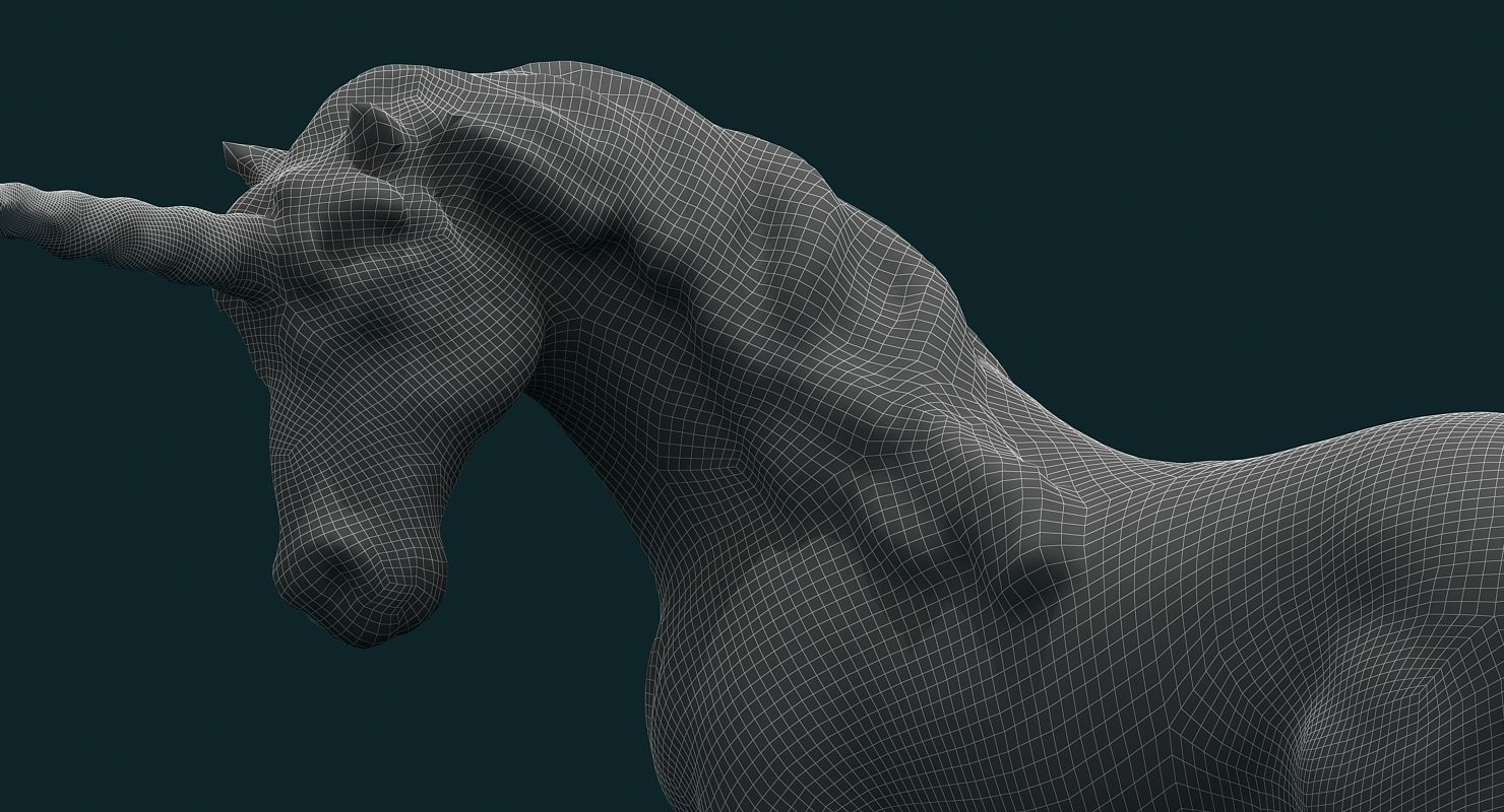 Unicorn 3D model_5