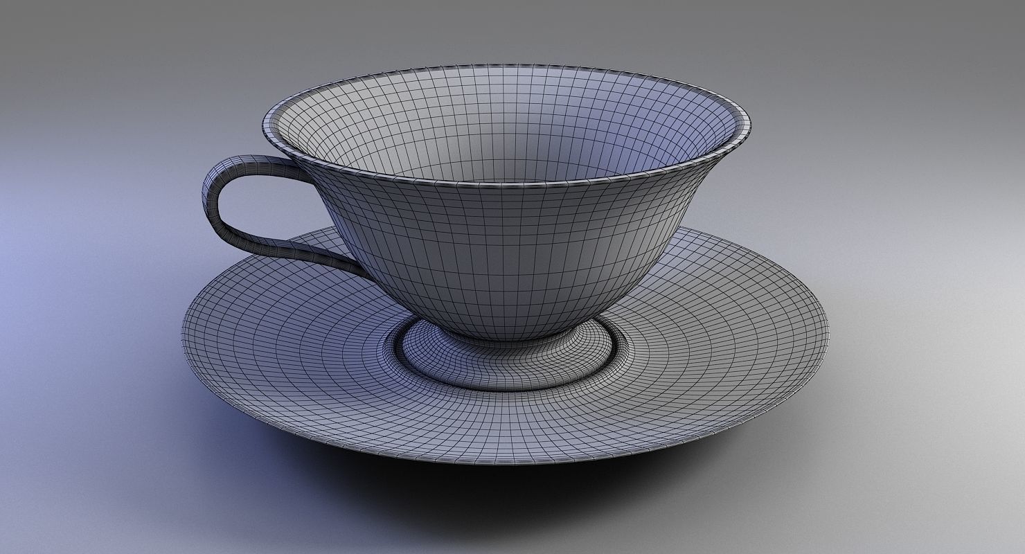 Tea Cup 3D model_1