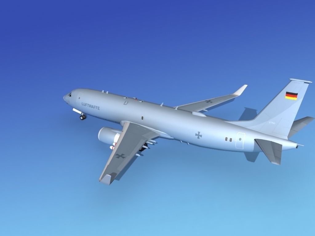Boeing P-8 Poseidon Luftwaffe 3D model_9
