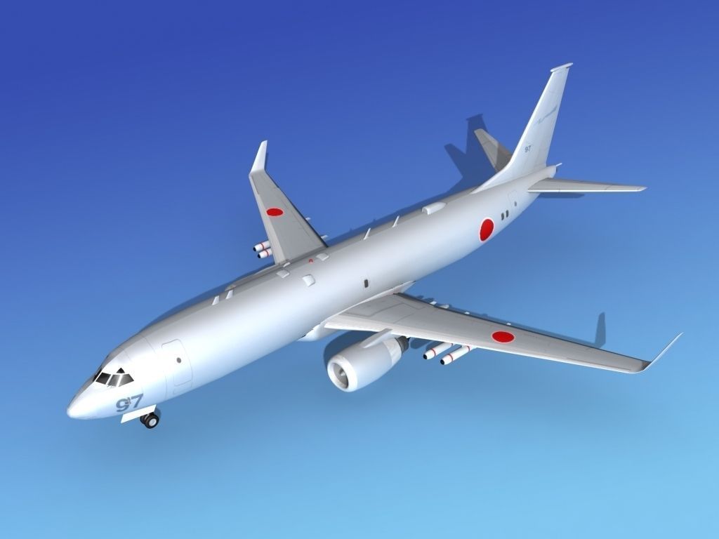 Boeing P-8 Poseidon Japanese Air Force 3D model_10