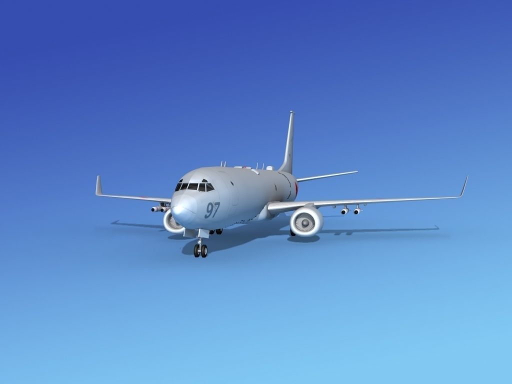 Boeing P-8 Poseidon Japanese Air Force 3D model_1
