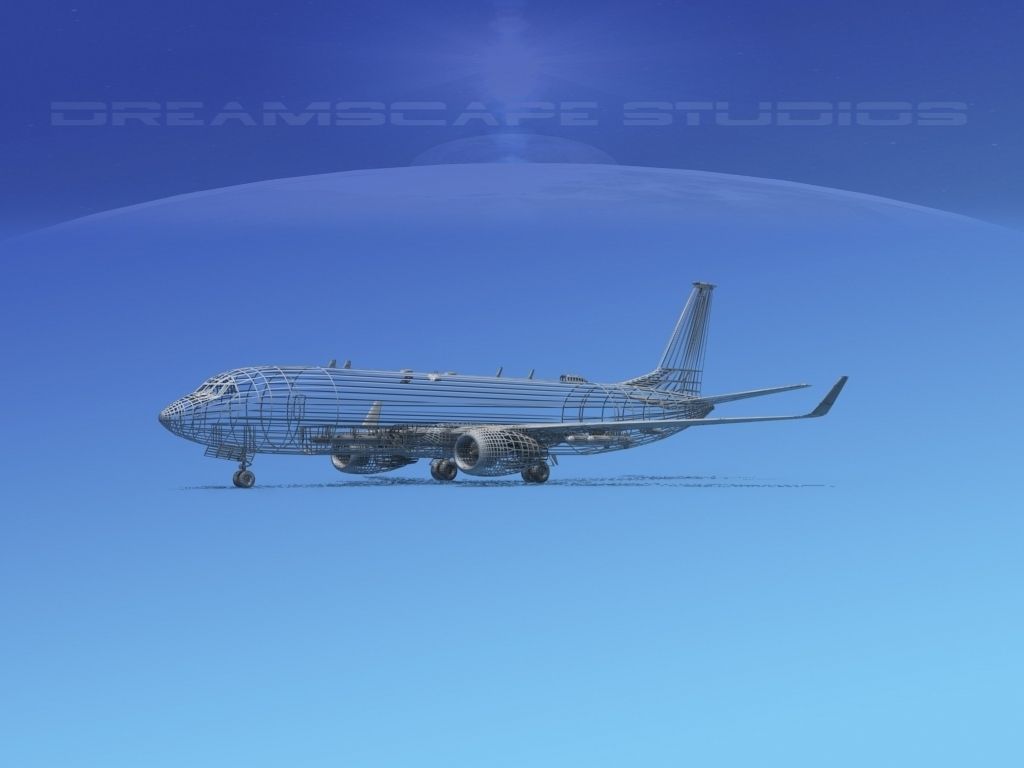 Boeing P-8 Poseidon Japanese Air Force 3D model_12