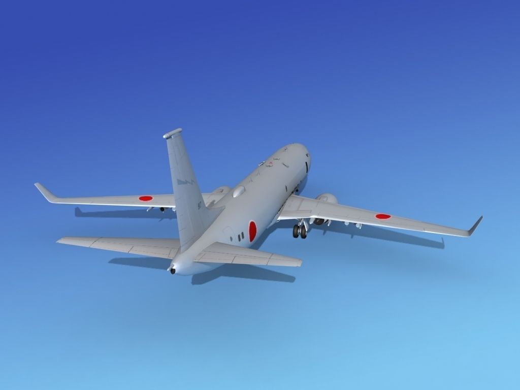 Boeing P-8 Poseidon Japanese Air Force 3D model_6