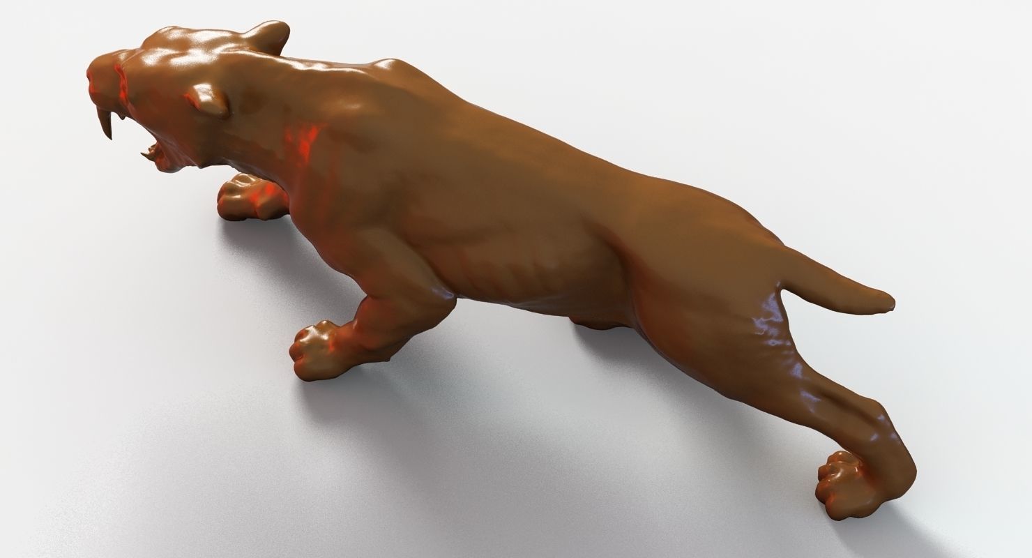 Sabre Tooth Tiger 3D model_5
