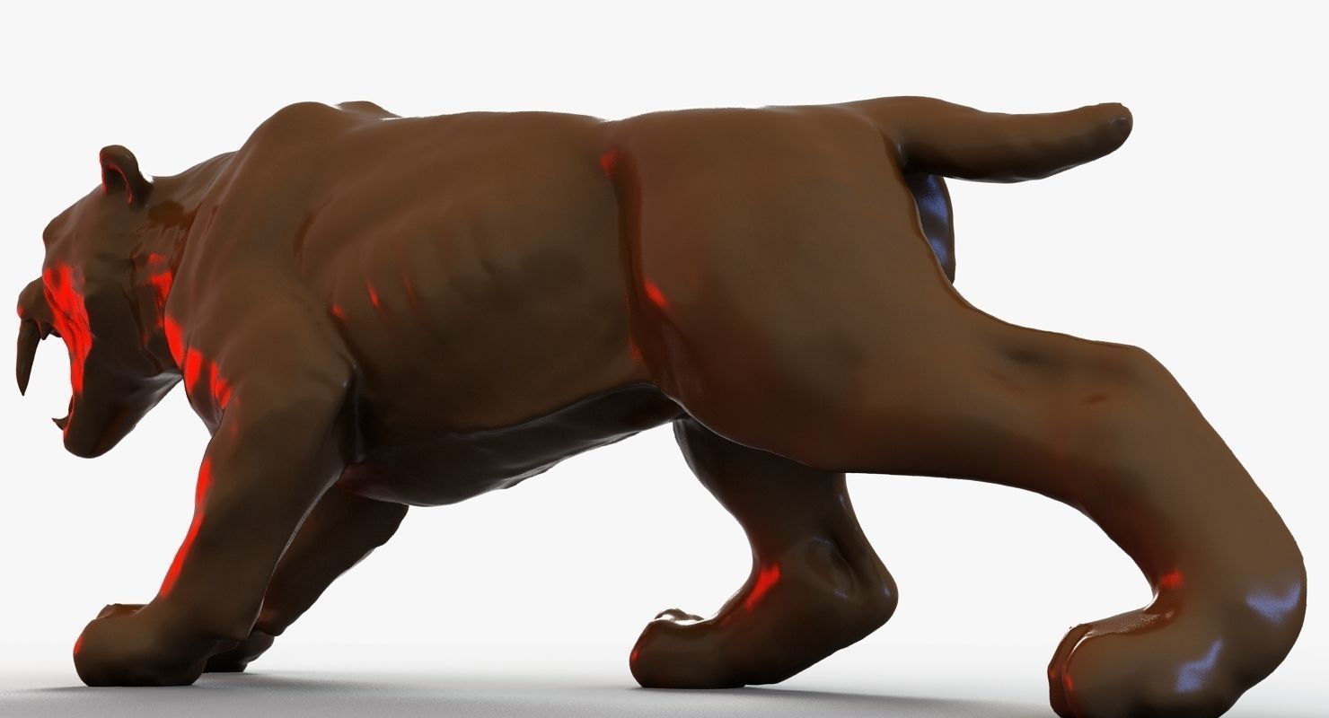 Sabre Tooth Tiger 3D model_4