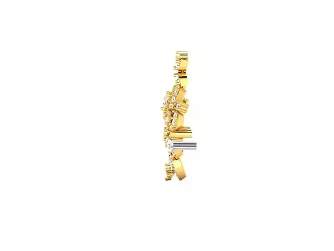 Gold Pendant With Diamonds 37