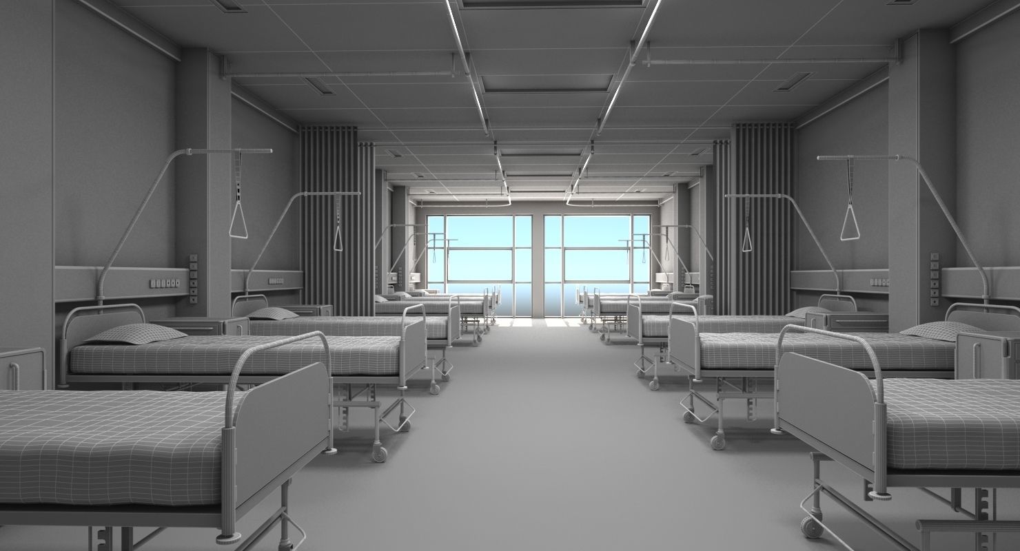 Recovery room 2 3D model_6