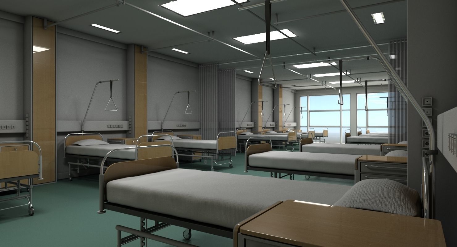 Recovery room 2 3D model_1