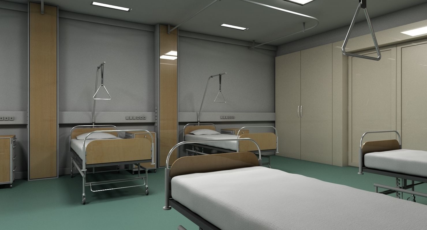 Recovery room 2 3D model_4