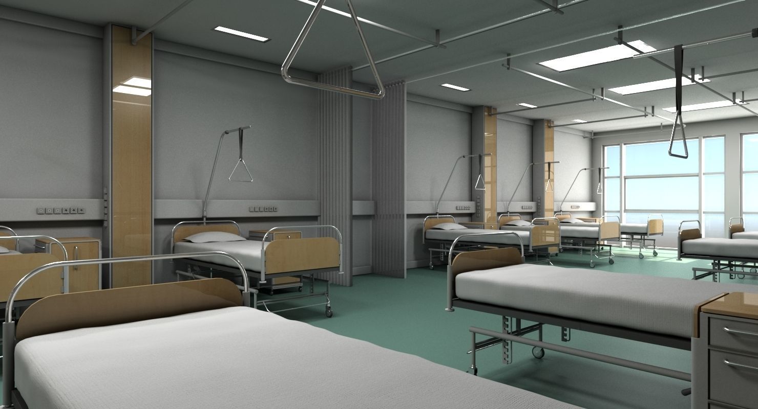 Recovery room 2 3D model_5