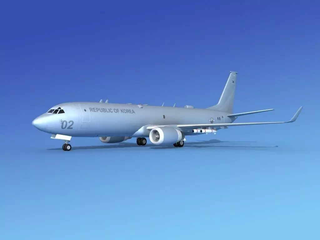 Boeing P-8 Poseidon Rep of Korea 3D model