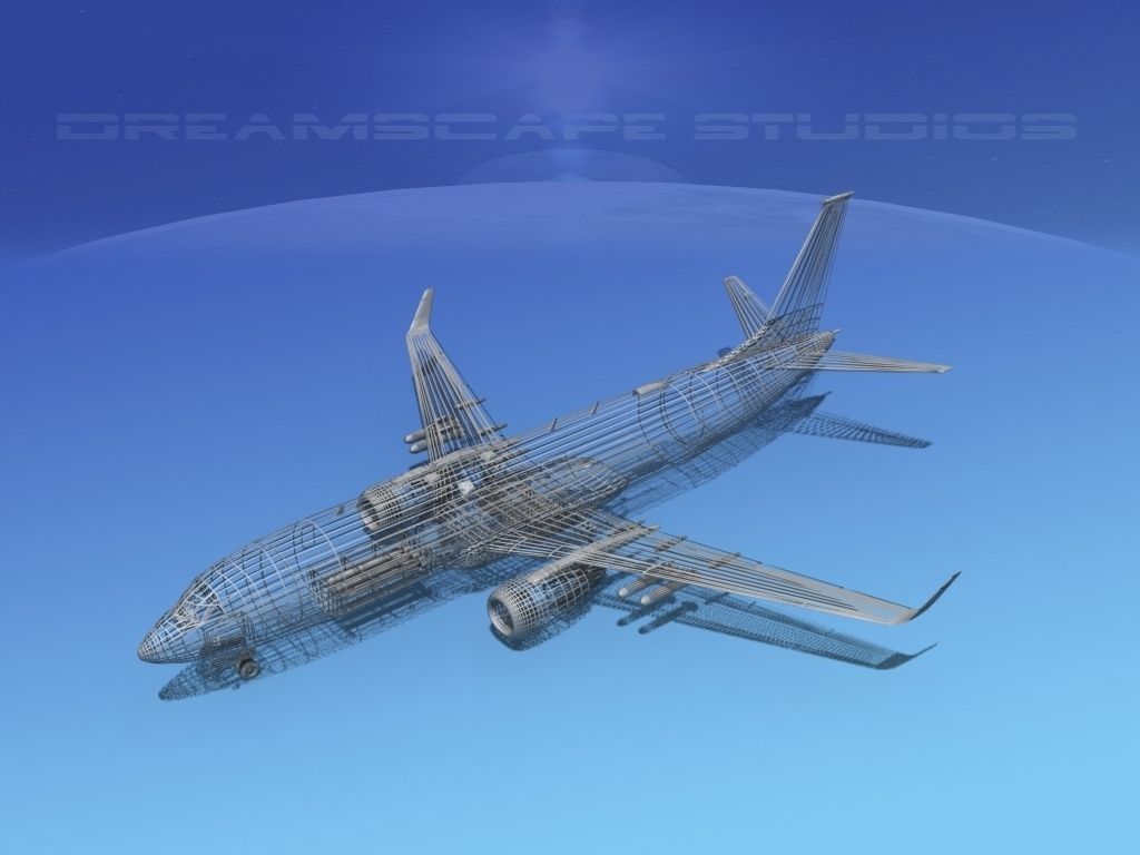 Boeing P-8 Poseidon Bare Metal 3D model_15