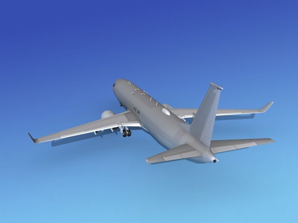 Boeing P-8 Poseidon Bare Metal 3D model_8