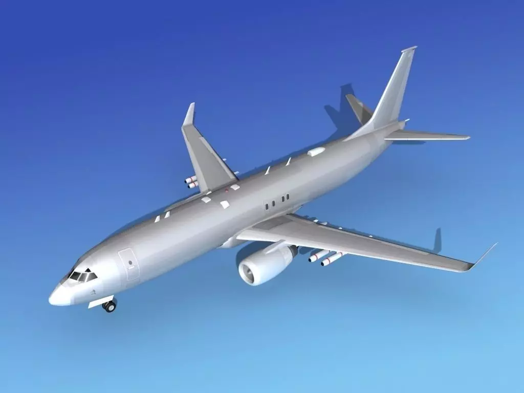 Boeing P-8 Poseidon Bare Metal 3D model_0