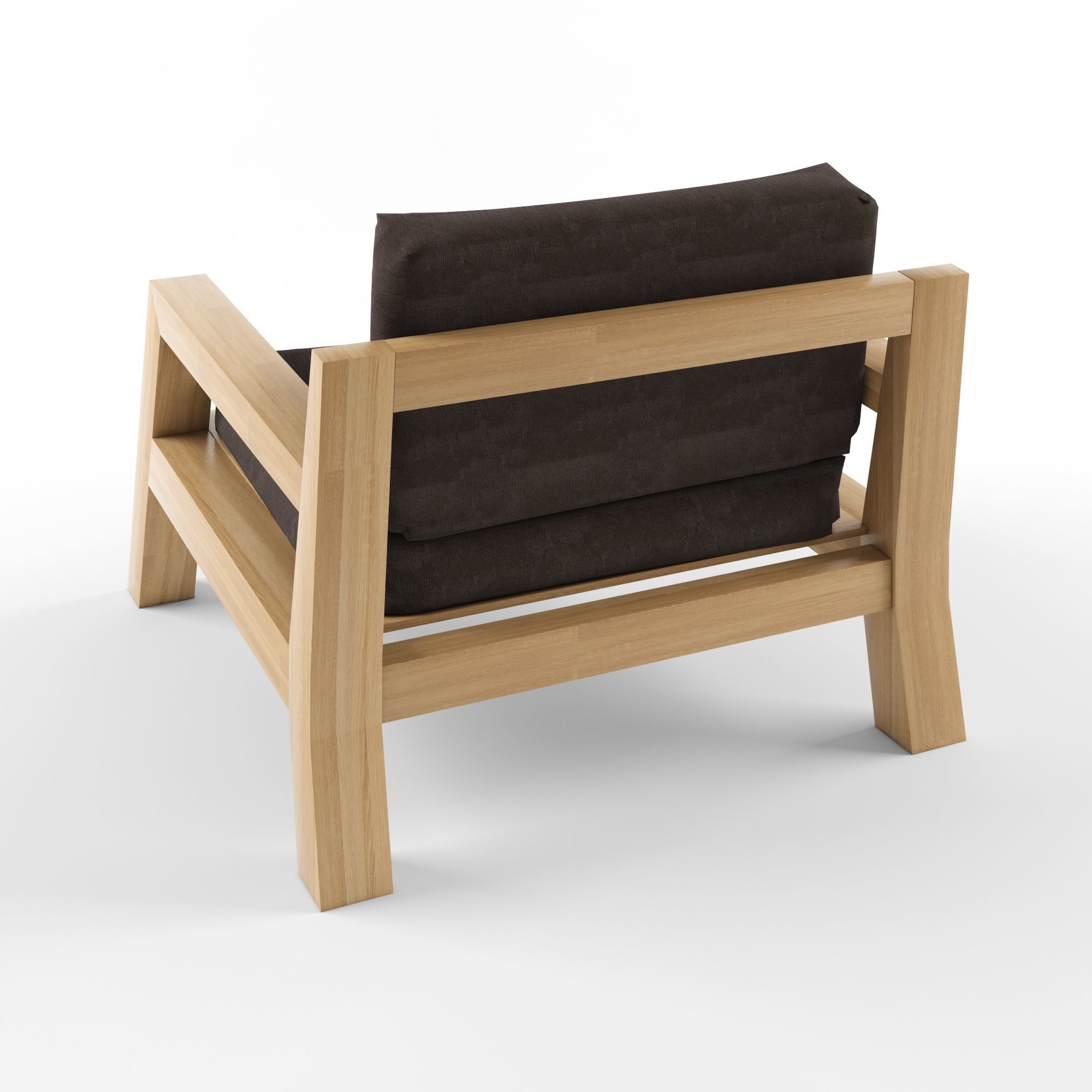 Harper Sofa Single Seater  3D model_1