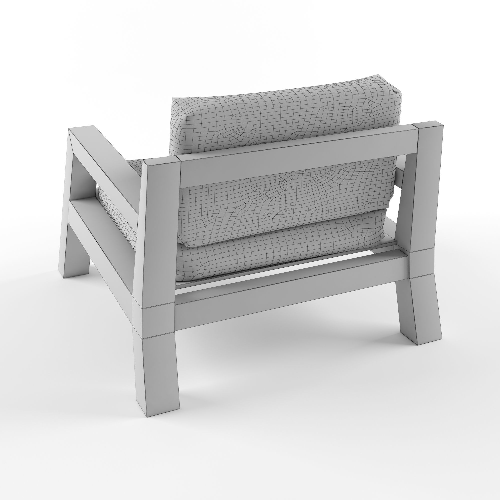 Harper Sofa Single Seater  3D model_2