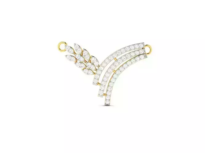 Gold Necklace With Diamonds 101