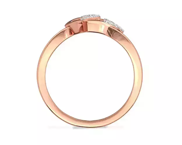 Rose Gold Engagement Ring With Diamonds 26