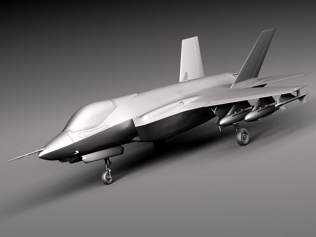 Lockheed Martin F-35 Lightning II 3D model_8