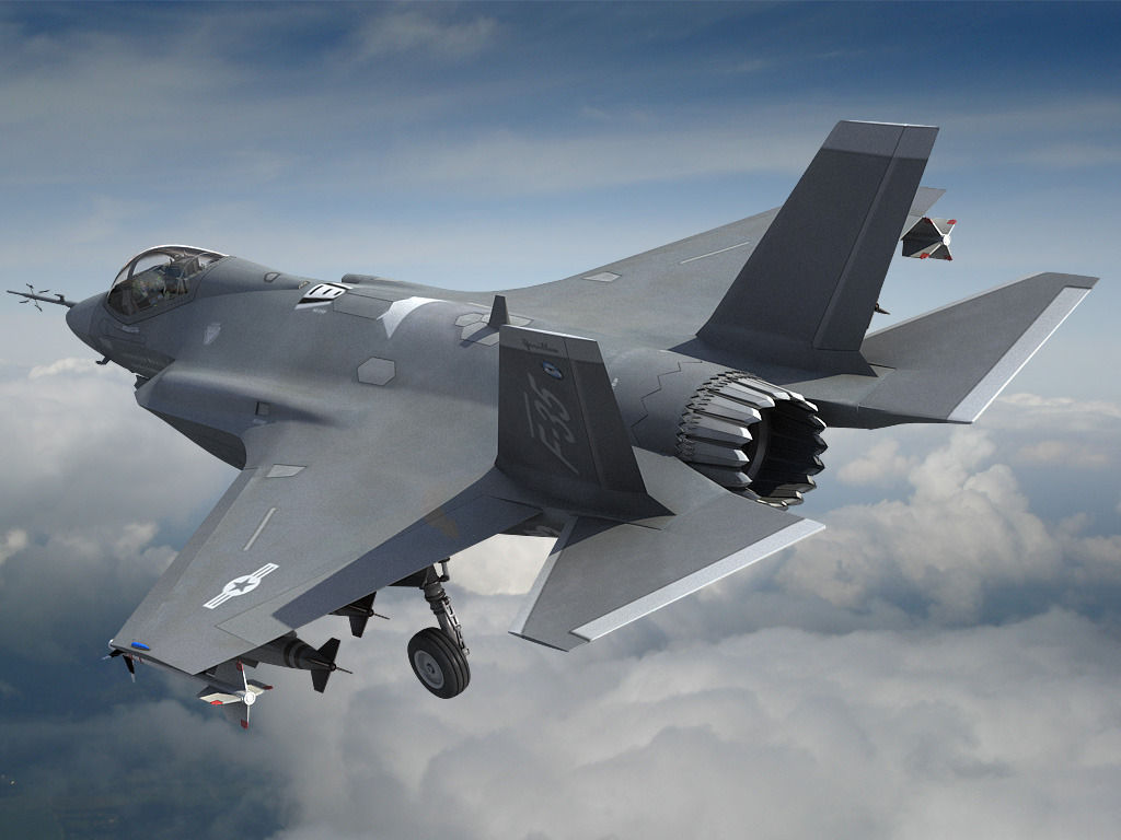 Lockheed Martin F-35 Lightning II 3D model_1