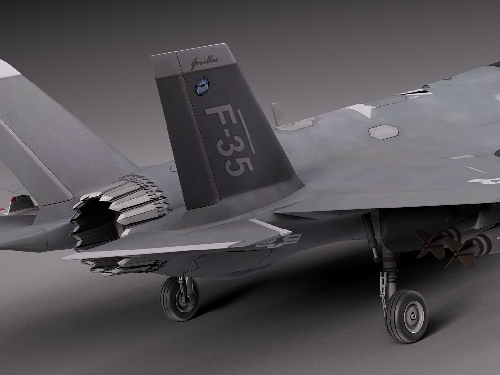 Lockheed Martin F-35 Lightning II 3D model_4