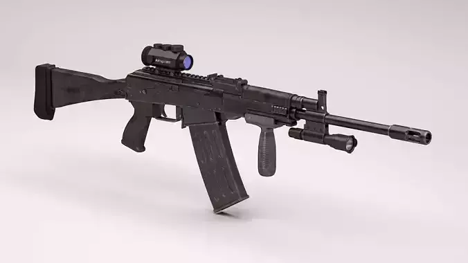 Sayga-12K rifle 3D model