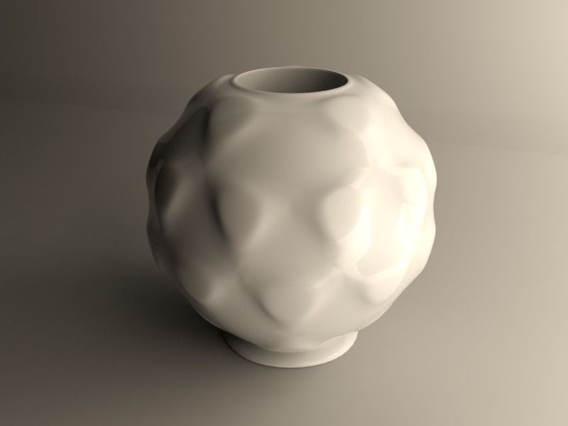 Sphere flowerpot  BIG 3D print model_1