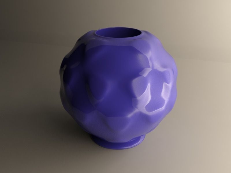 Sphere flowerpot  BIG 3D print model_7