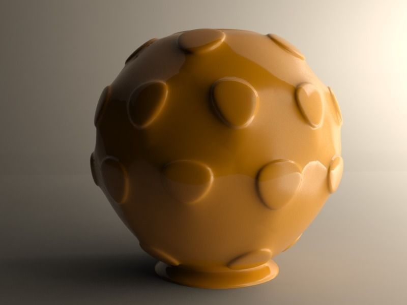 Sphere flowerpot 2 BIG 3D print model_9