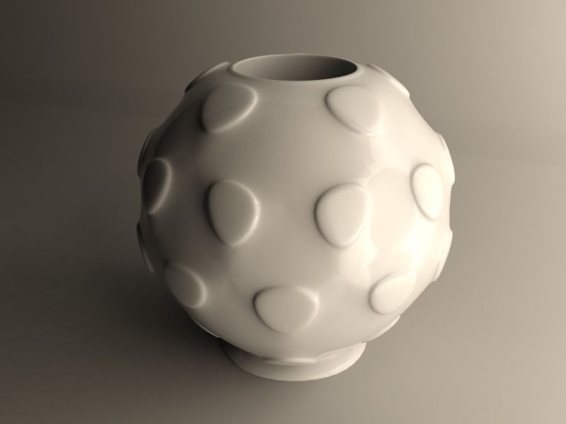 Sphere flowerpot 2 BIG 3D print model_0