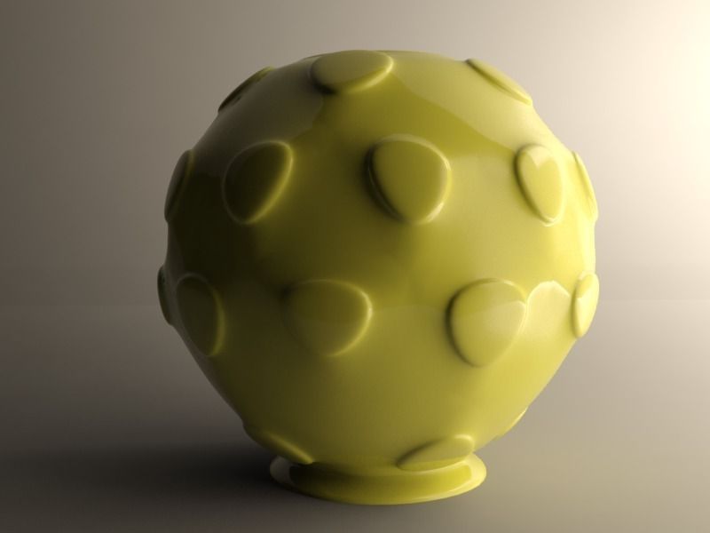 Sphere flowerpot 2 BIG 3D print model_8