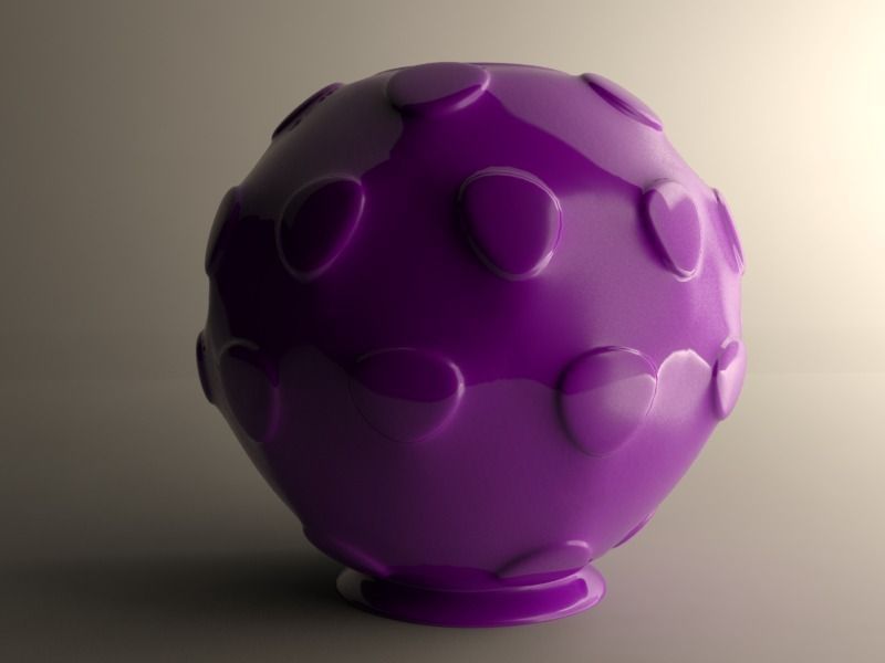 Sphere flowerpot 2 BIG 3D print model_10