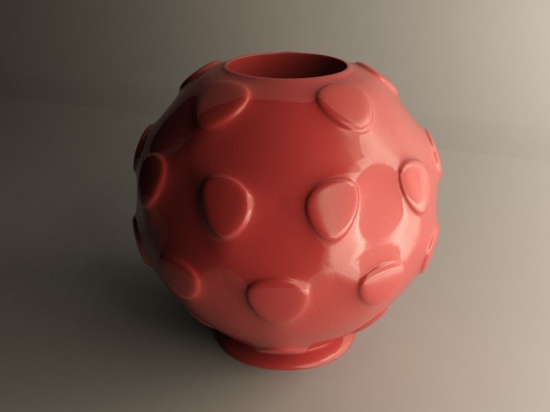Sphere flowerpot 2 BIG 3D print model_5