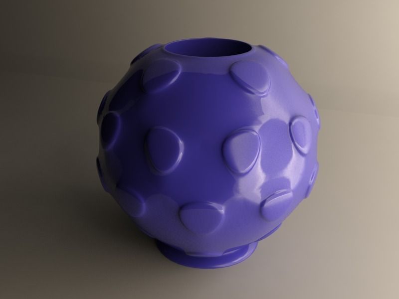 Sphere flowerpot 2 BIG 3D print model_6