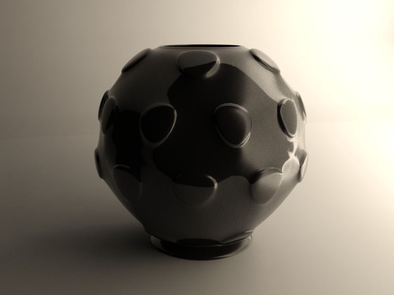 Sphere flowerpot 2 BIG 3D print model_4