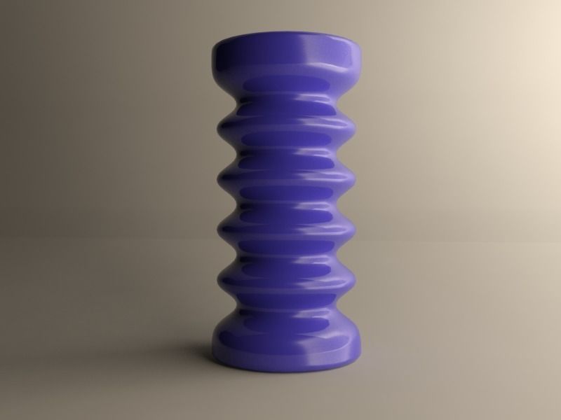 Modern vase 3D print model_7